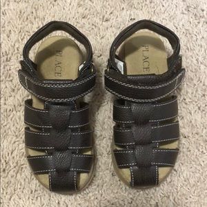 Children’s Place Faux Leather Fisherman Sandals